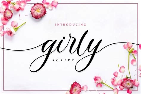 Girly Lovely Calligraphy Script Font - Download Fonts