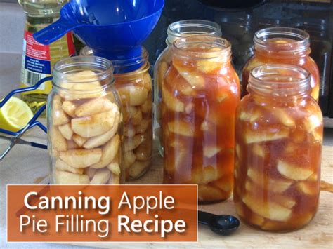 Canning Apple Pie Filling Recipe