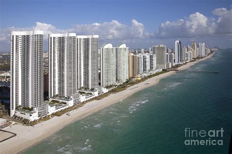 Skyline of Sunny Isles Beach Florida Photograph by Bill Cobb - Pixels