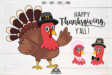 Turkey Thanksgiving Svg Design (381668) | Cut Files | Design Bundles