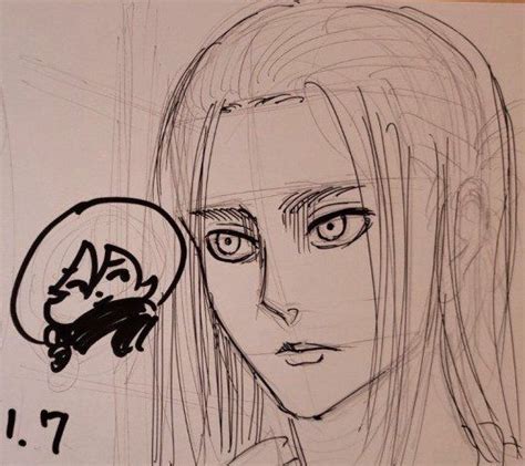 Hajime Isayama drawing of Eren | Sketches, Drawings, Surreal art