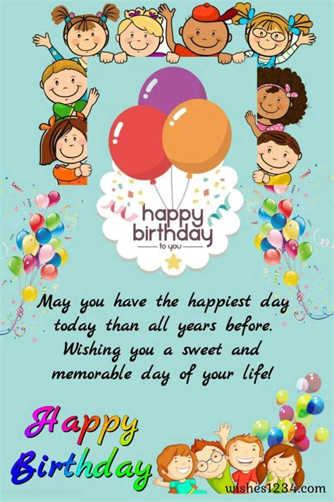 Kids Birthday | Happy Birthday Wishes for Kids