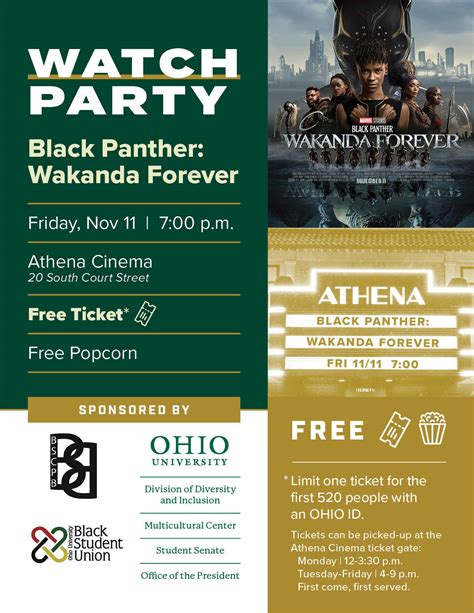 Students, faculty and staff invited to free screening of 'Black Panther ...