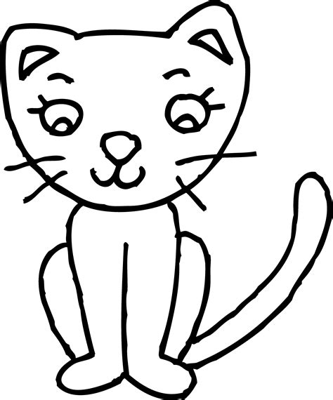 Cat Black and White Clipart - High-Quality Images for Free