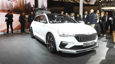 Skoda Vision RS Hybrid Hot Hatch Powers Into Paris