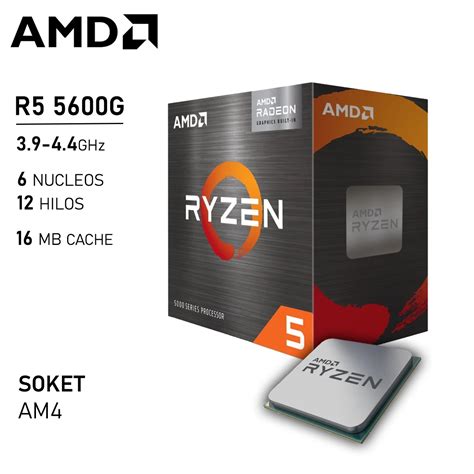 Procesador AMD Ryzen 5 5600G 3.9GHz AM4 | Quito Ecuador