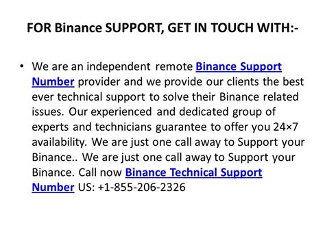 USA Binance Customer Support Number while facing any technical issue ...