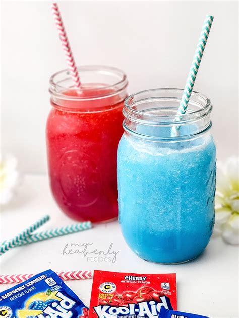 How to Make Kool-Aid Slushies - My Heavenly Recipes