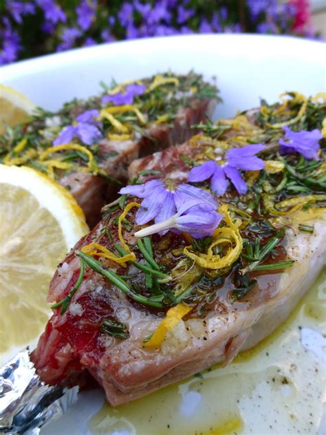 Scrumpdillyicious: Grilled Veal Chops with Lemon & Rosemary