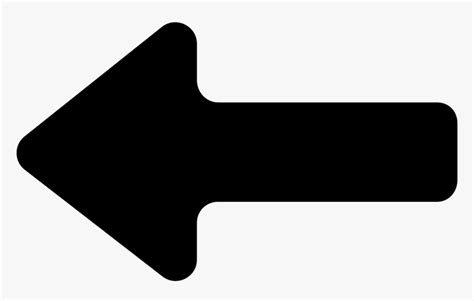 Directional Left Arrow Symbol - Left Arrow Symbol Png, Transparent Png ...