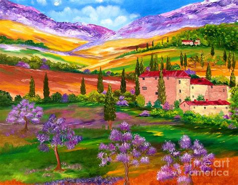 Colors Of Tuscany Painting by Inna Montano - Fine Art America