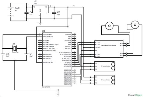 Line Follower Robot using PIC Microcontroller