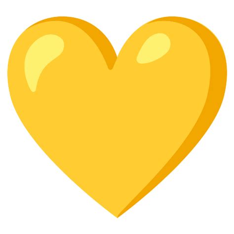 Yellow Heart Vector SVG Icon - PNG Repo Free PNG Icons