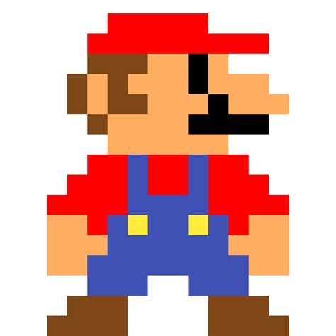 8 Bit Mario Png - Free Logo Image