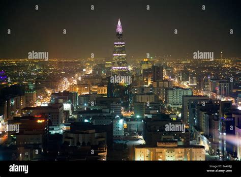 Riyadh skyline at night, Saudi Arabia Stock Photo - Alamy