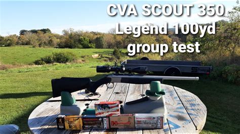 CVA SCOUT 350 Legend 100yd group test - YouTube