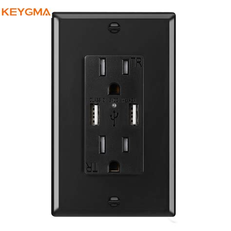 Us AC 125V 15A USB 4.2A DC Wall USB Socket Quick Charger Outlet - USB 4 ...