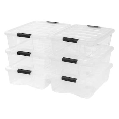 IRIS Clear Plastic Storage Containers at Lowes.com