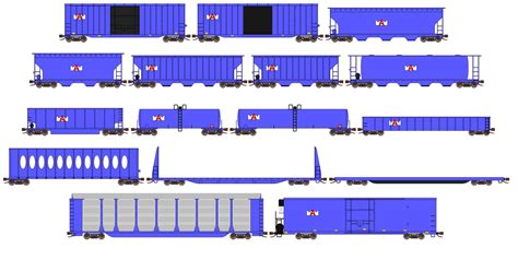 AmRail freight cars by AWVR8888 on DeviantArt