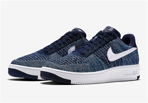 Nike Air Force 1 Flyknit Navy - Sneaker Bar Detroit