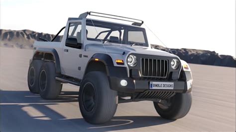 This Mahindra Thar 6x6 Concept Is A Magnificent Digital Marvel