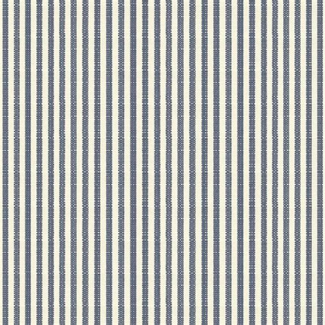 Hampton Bay Sailor Blue Pinstripe Fabric by the Yard-FD07600-D10 - The ...