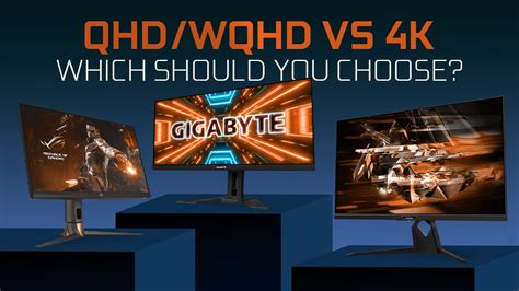 QHD vs. WQHD vs. 4K UHD - Which Resolution fits your needs best?