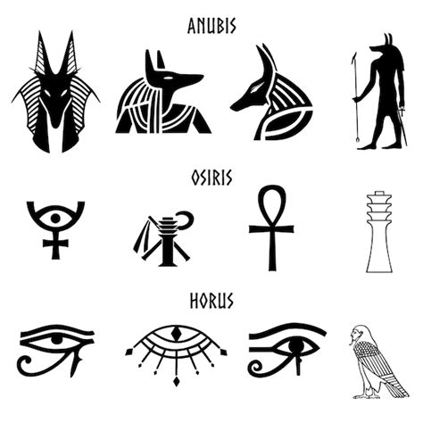 Egyptian Gods Symbols And Meanings