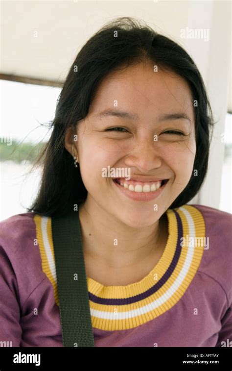 Philippines Young Filipino Woman Portrait Cebu Visayas Stock Photo - Alamy