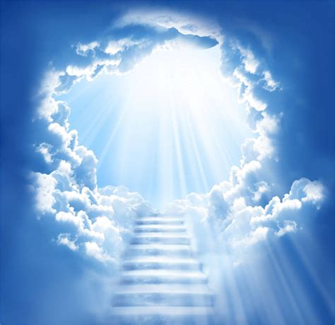 Descargar fondos de Nubesfunerarias Con Escalera Al Cielo | Wallpapers.com