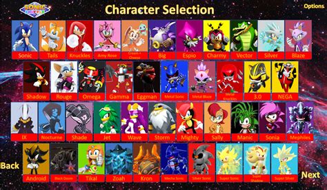 Sonic Shuffle 2 Character Select by Shadowcitizen545 on DeviantArt