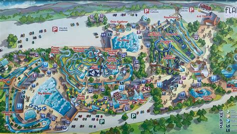 Noah's Ark Water Park Map