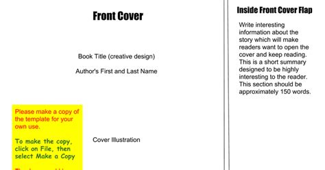 Book Cover Template Google Docs | [#] New Concept