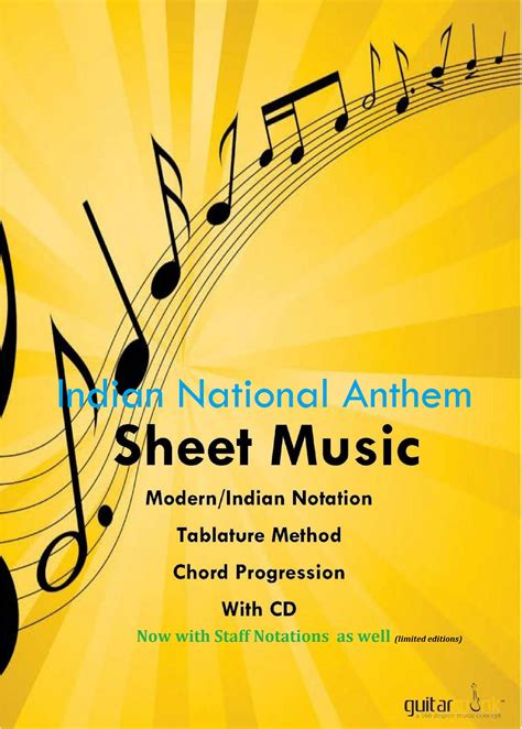 Indian National Anthem Sheet Music Notations