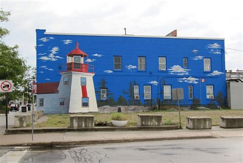 Mural, Downtown Midland, Ontario, Canada