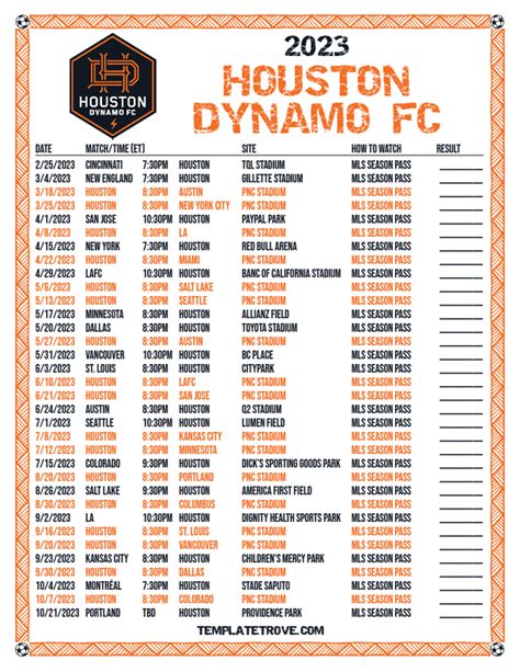 Houston Dynamo Schedule 2024 - Packers 2024 Schedule