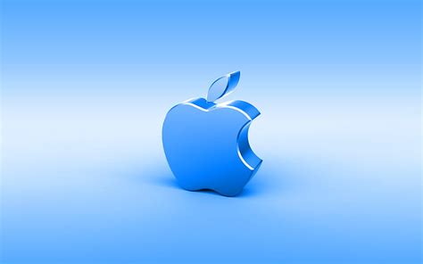 Apple Wallpaper Blue