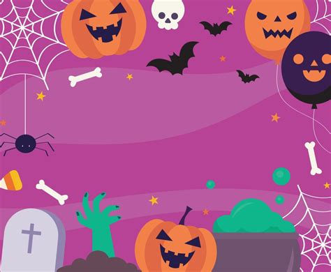 Happy Halloween Background Template | FreeVectors