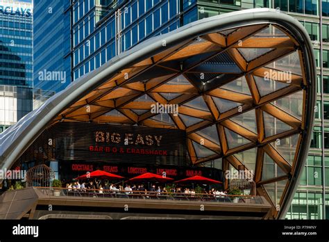 The Big Easy Restaurant, Crossrail Place, Canary Wharf, London, United ...