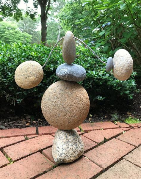 Garden Balance Large Natural Beach Rock Garden Sculpture | Etsy in 2021 ...