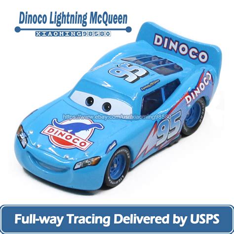 Mattel Disney Pixar Cars Dinoco LIGHTNING McQueen 1:55 Diecast Toys New ...