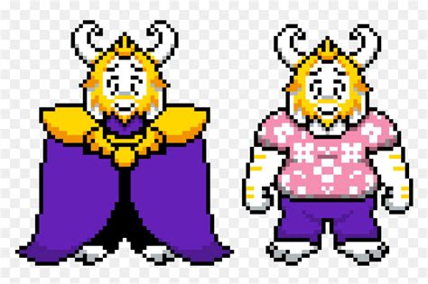 Pixel Art Undertale Asgore, HD Png Download - vhv