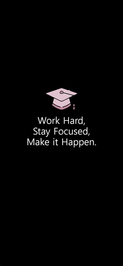 Wallpaper stay focused | Study motivation quotes, School motivation ...