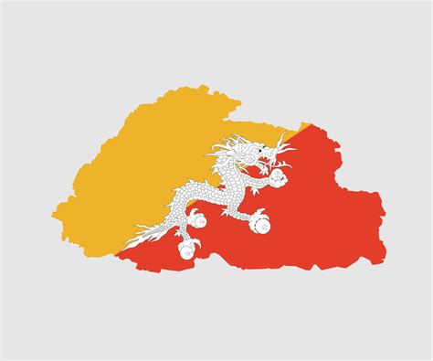 Map and flag of Bhutan 6688483 Vector Art at Vecteezy