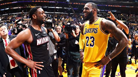 LeBron James denies Dwyane Wade in crunch time as Lakers prevail - ABC7 ...