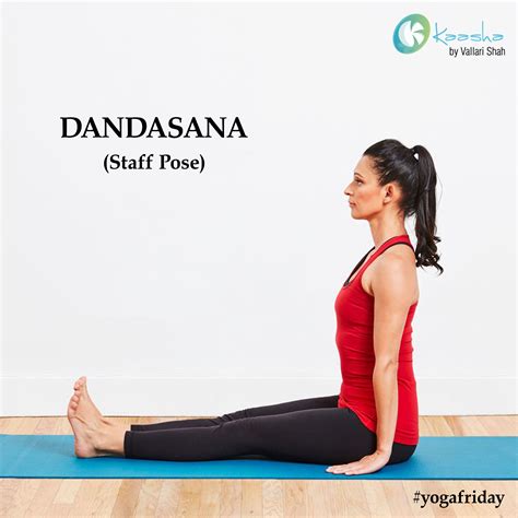 Dandasana(Staff Pose) | Poses, Back muscles, Workout