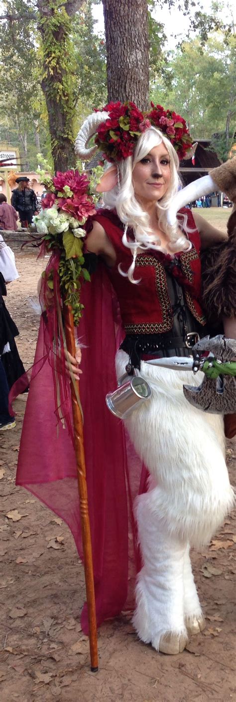 A white female satyr costume for the Texas Renaissance festival Cosplay ...