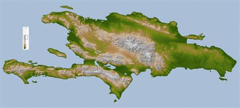 Topographic map of the island of... - Maps on the Web