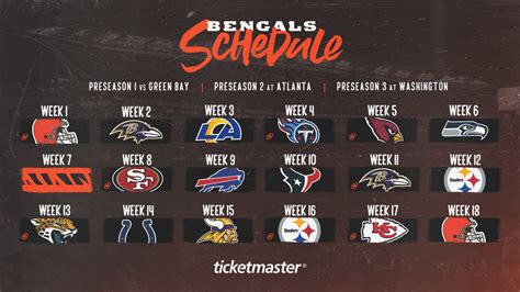 2023 Bengals Schedule Breakdown