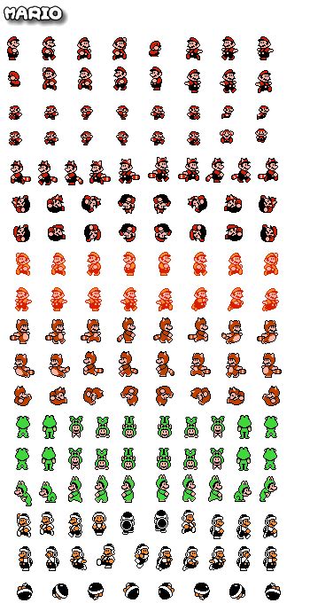 Super Mario Bros. 3 Sprites (NES)